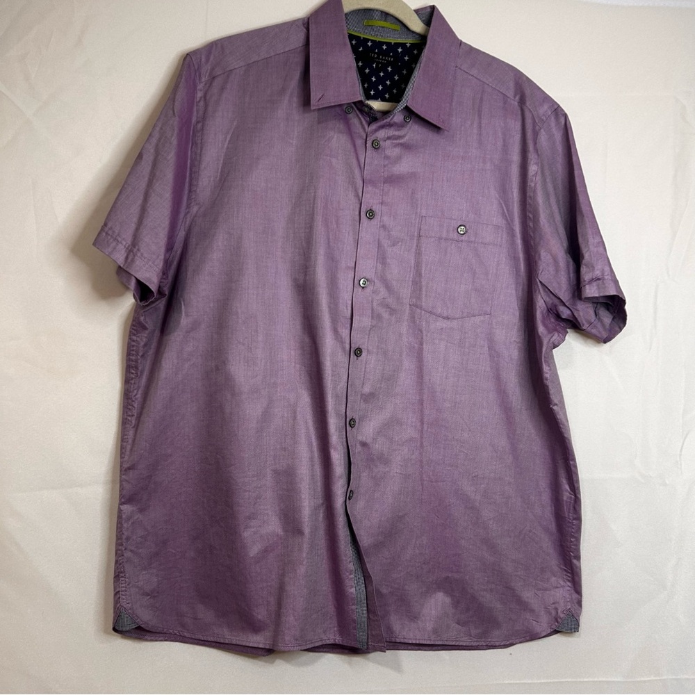 Ted‎ Baker Purple Relaxed Fit Casual Shirt